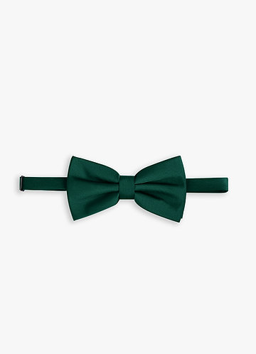 front Adjustable Stretch Satin Bow Tie