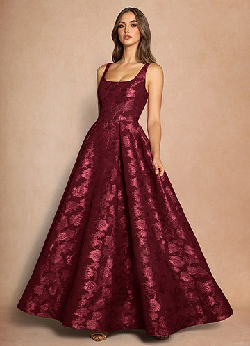 Briac Wine Maxi Dress image1