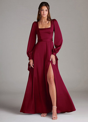 Leonia Merlot Maxi Dress image1