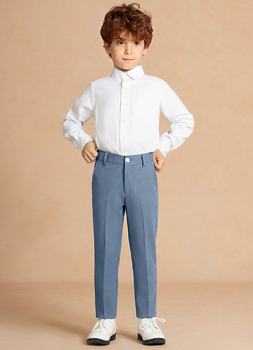 front Finn Dusty Blue Boy Pants