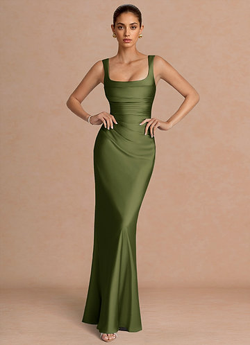 Hovira Olive Maxi Dress image1