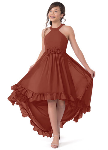 Terracotta Junior Bridesmaid Dresses 