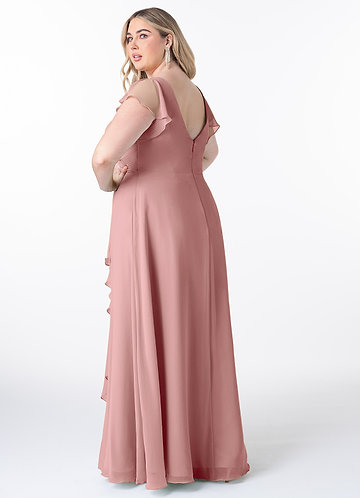 plus size dusty pink bridesmaid dresses Serin Plus-Size Elegant Dusty Pink Summer Bridesmaid Formal Party Wedding  Dress,Sequined Embroidery Mesh Sweetheart Long Sleeves Mother Of The Bride  Guest