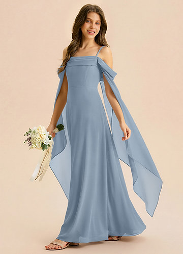 Off-the-shoulder Junior Bridesmaid Dresses