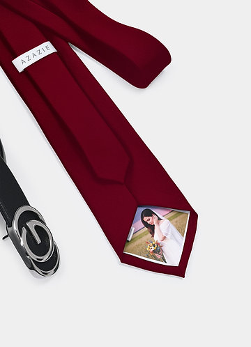 front Custom Photo Tie Personalized Necktie