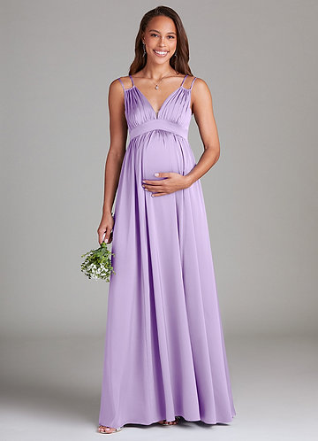 maternity bridesmaid dresses lavender Amsale Bridesmaid Dress Mirren GB333A Ballet main image 0