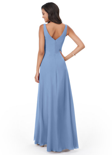 steel blue dress