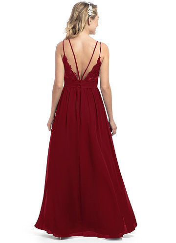 petite burgundy bridesmaid dresses