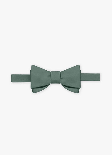 front Stretch Satin Bow Tie