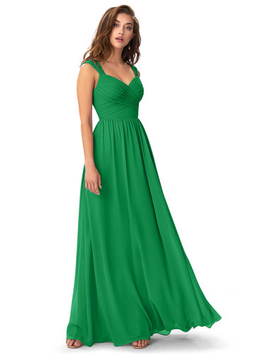 emerald green satin bridesmaid dresses