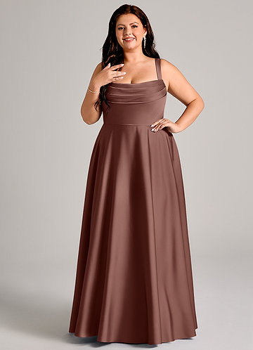 Espresso Plus Size Bridesmaid Dresses | Azazie