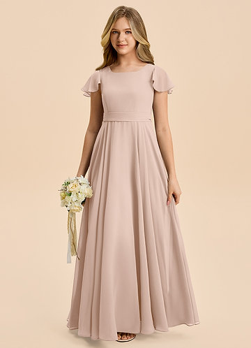 bridesmaid dresses junior uk Neutral neck halter dress is
