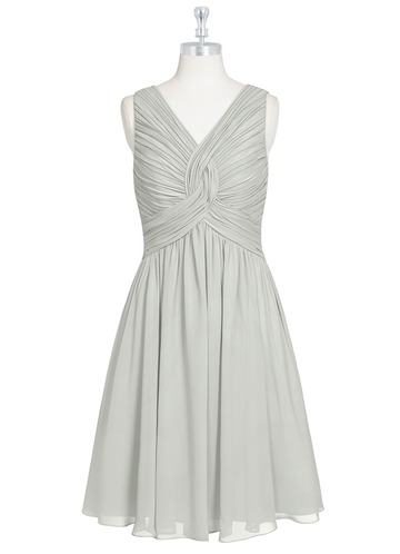 Azazie Iliana Bridesmaid Dress - Silver | Azazie