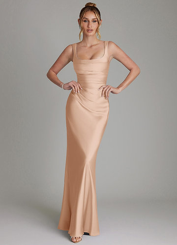 english rose satin bridesmaid dresses Velvet Mermaid Split Bridesmaid Dresses Off Shoulder
