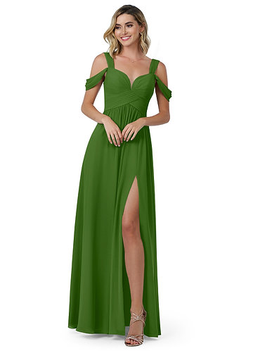 moss bridesmaid dress