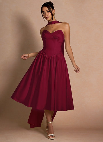 Teylora Merlot Midi Dress image1
