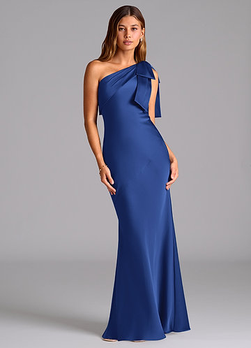 mediterranean bridesmaid dresses Baltic Born Womens Stefania Midi Dress | Mediterranean Blue