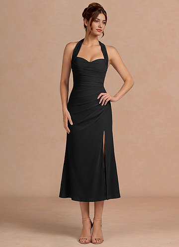 cocktail black dress long Dresses Party Norah Backless Sling Dress cocomelon romantic dinners Color:custom color