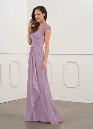 wisteria colored mother of the bride dresses