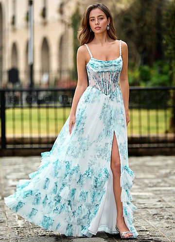 Pomeappy Vert Robe de bal en tulle image1