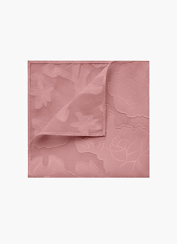 front Pañuelo de bolsillo con estampado floral desgastado