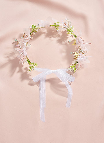 front Diadema de perlas inspirada en hadas