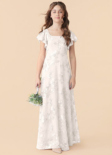 front Azazie Kiara Junior Formal Dress