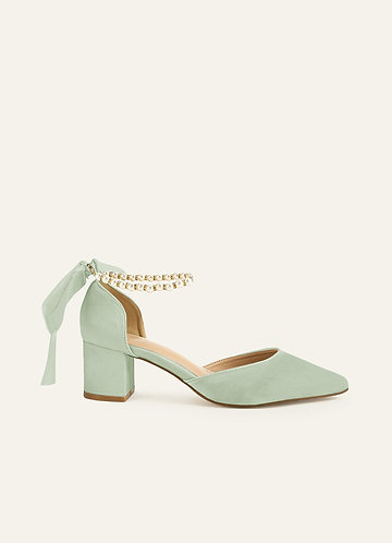 sage green dress shoes Dusty champagne wedding gown