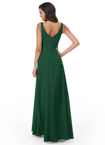 bridesmaid dress dark green