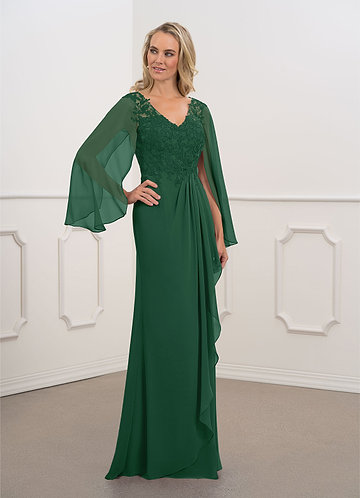 mother of the bride emerald green dresses