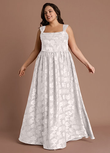 Hazel Cream Pleated Maxi Dress image1