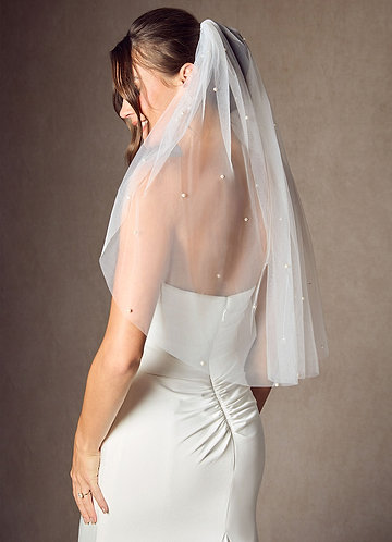 front Voile Jenna Pearl mi-long