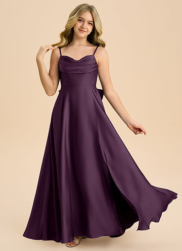 Plum Junior Bridesmaid Dresses | Azazie