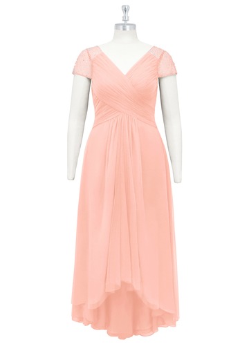 bride mother azazie coral dresses dress