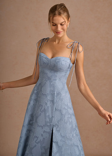 Evelyne Powder Blue Midi Dress image1