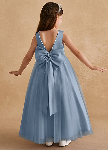Tianzhihe Girls Pageant Dress - Long Puffy Ball Gown For Weddings & Special Occasions