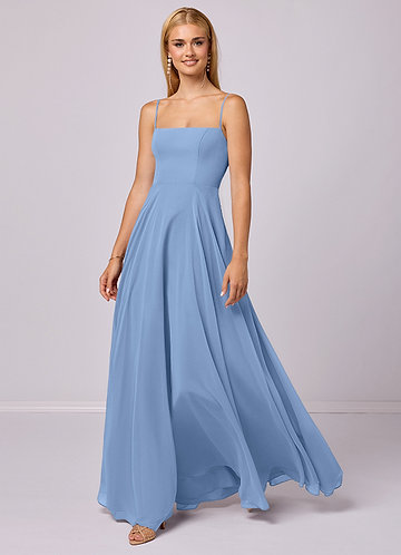 Barbie ♥ Azazie Bridesmaid Dresses A-Line Chiffon Floor-Length Dress image1