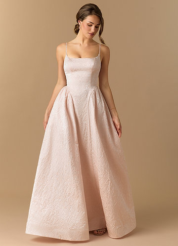 Maxi jurk Brionne Roze Parel image1