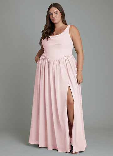 chiffon grecian wedding dress Plain A-line Created with soft sheer Tube Top Front Slit Size:EU 43  / US 9.5 - 10 florencedress