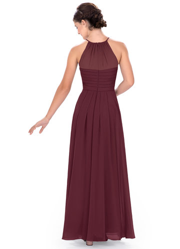 cabernet flower girl dress