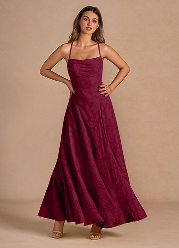 suknia Merlot Maxi Irelia front