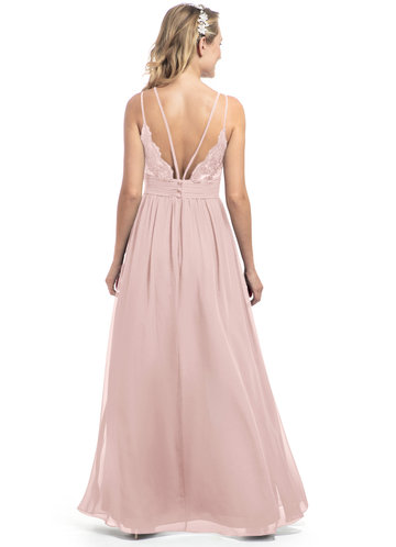 dusty rose color wedding dress