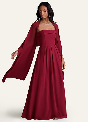 Burgundy Wraps | Azazie