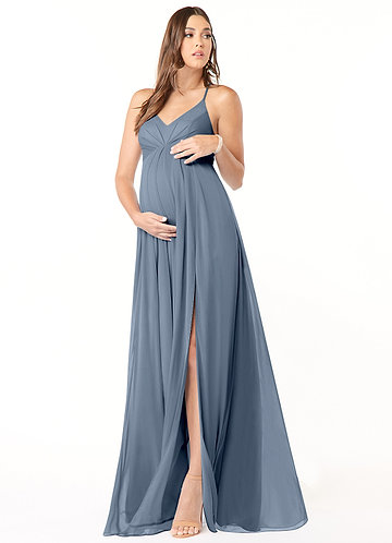 chinese dress ladies Venus Misty Gray Maxi - DM exclusive - Nursing Friendly - Maternity Friendly main image 0