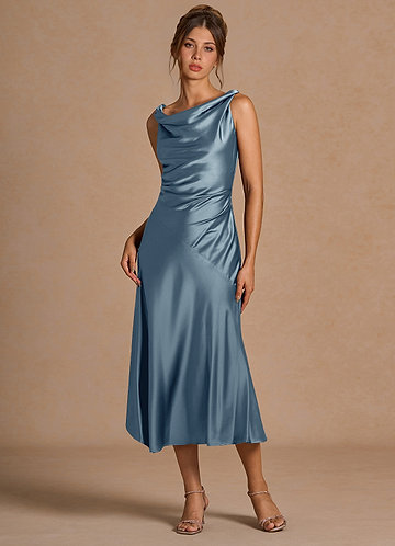 vestido Meio-dia Pó Azul Adriana image1