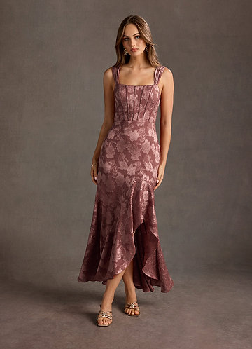 Saskia Vintage Rose Maxi Dress image1