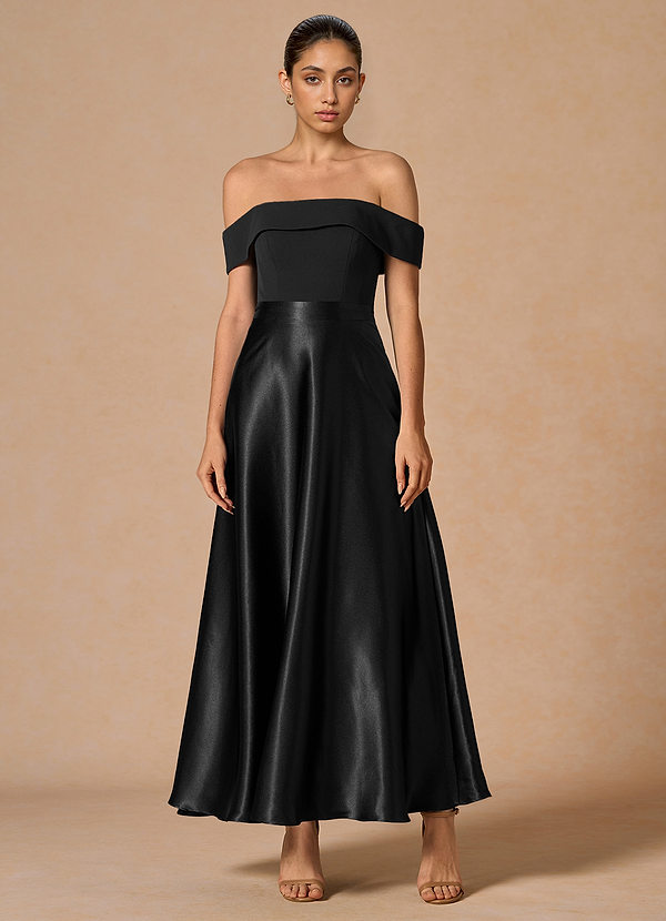 Chiara Black Maxi Dress image1