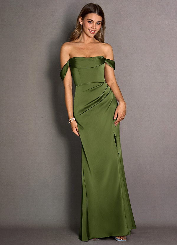 Valine Olive Maxi Dress image1