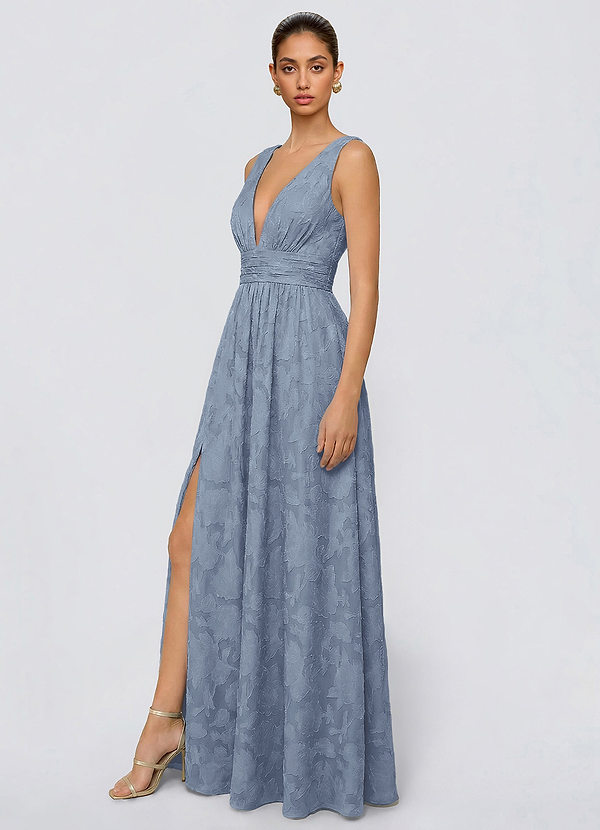 Zimo Powder Blue Maxi Dress image1