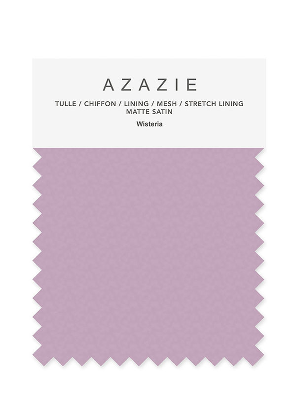 front Azazie Wisteria Bridal Party Swatches